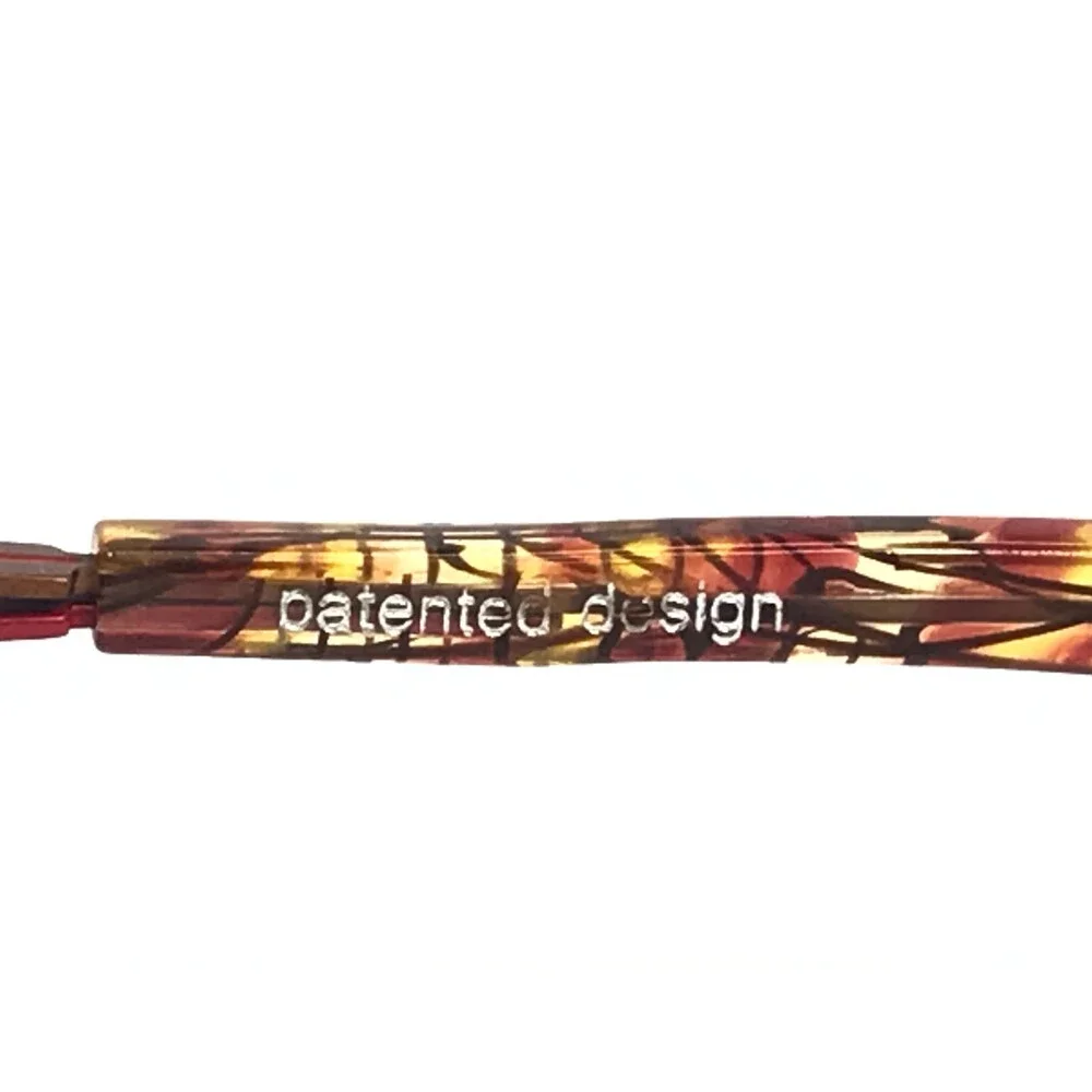 BOZ Eyeglasses Frames STAR 9230 Brown Red Cat Eye Half Rim 52.5-17-131